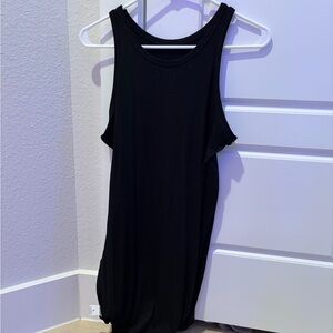 Chic Black Sleeveless Tank Dress